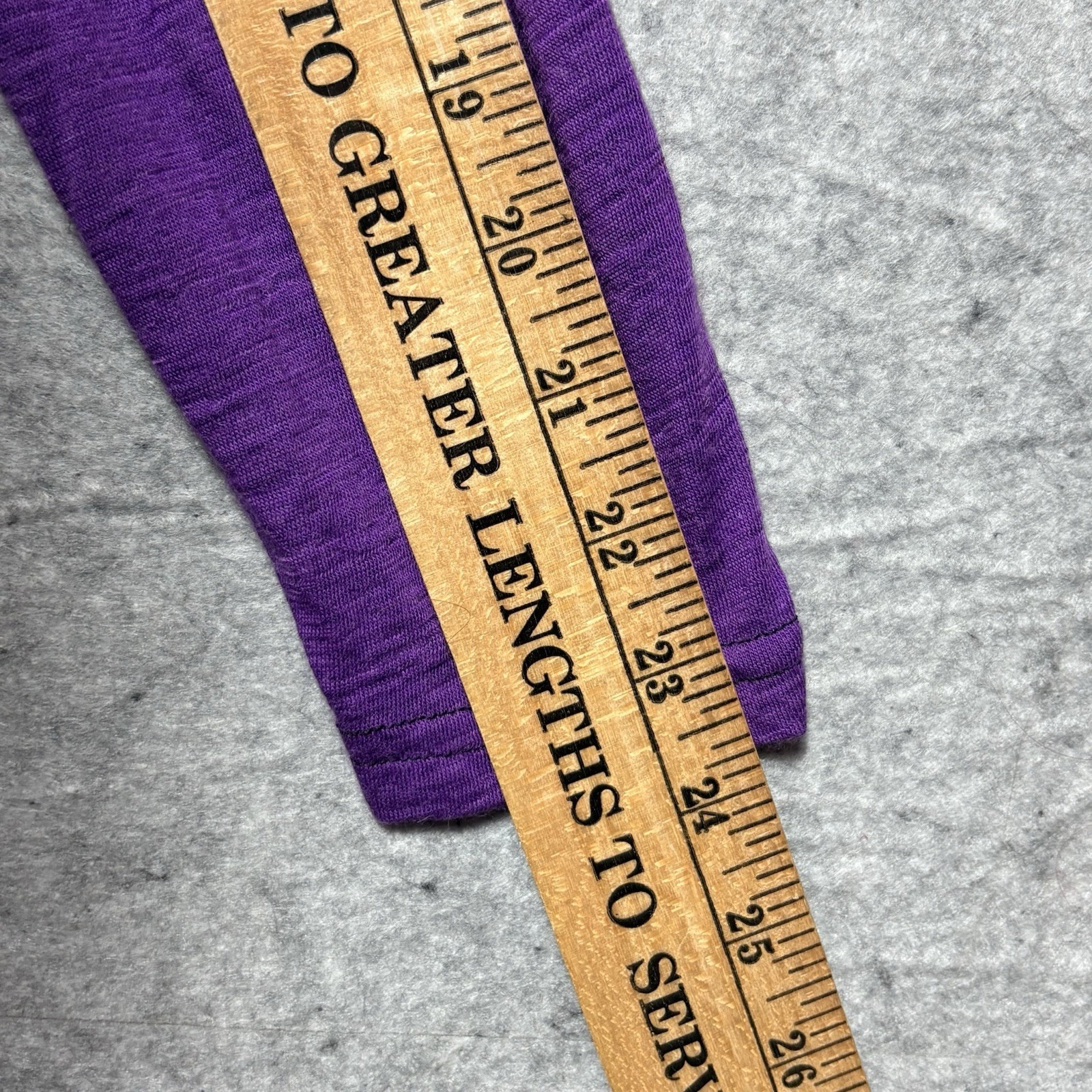 Appalachian Gear Co Alpaca Tencel Hoodie Women's Xs Purple Usa Peruvian Alpaca — image 7 of 8